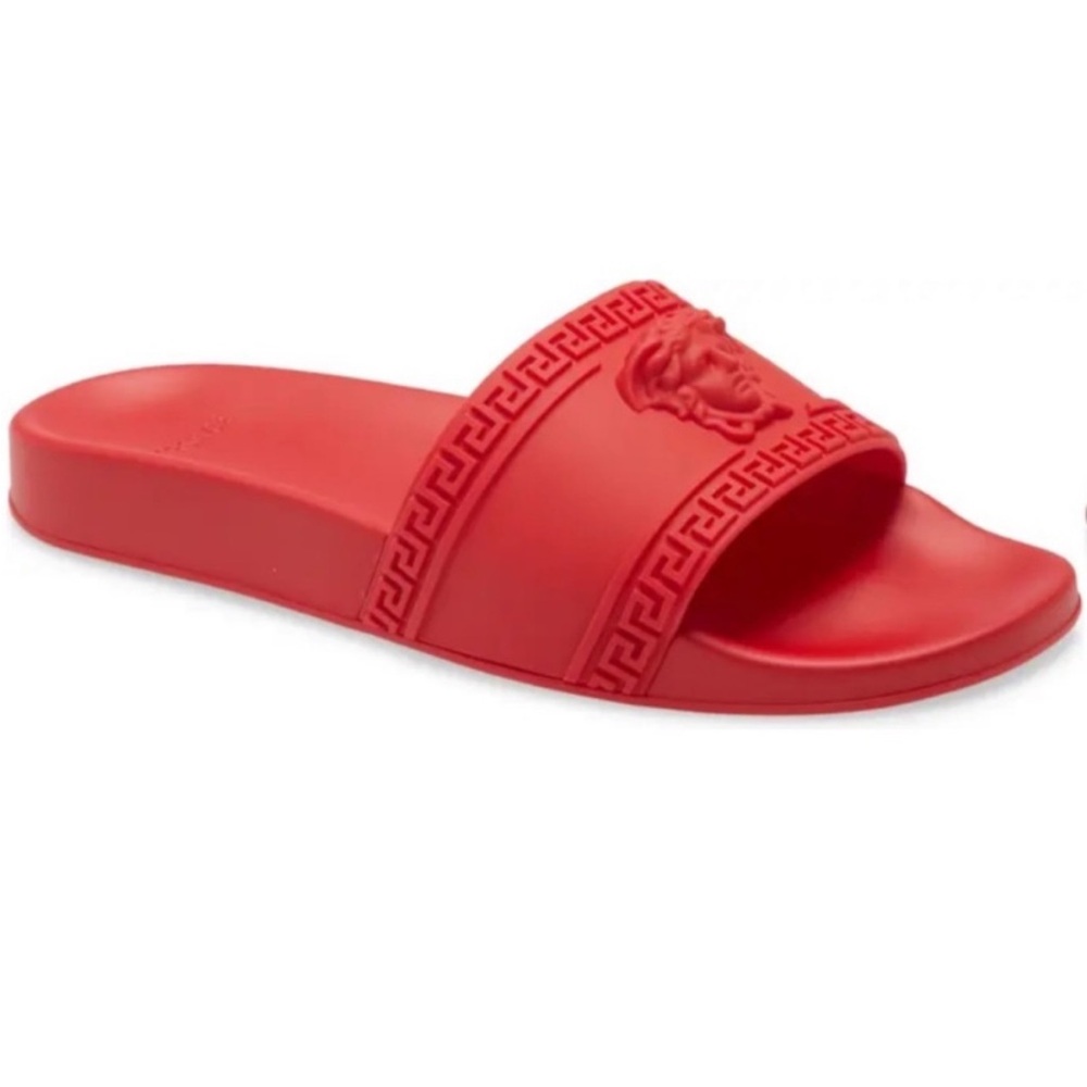 Versace Ciabatta Mare Gomma Medusa Red Slides